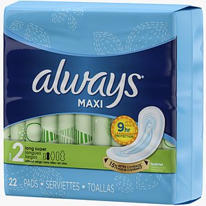 Always Sanitary Napkin Package