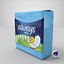 sanitary napkin 3D model