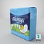 sanitary napkin 3D model
