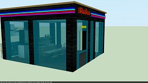3D coffee shop