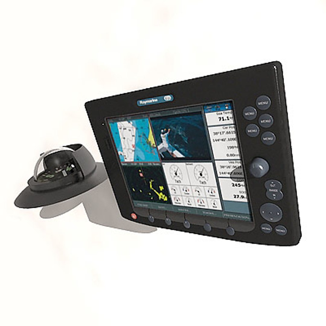 Raymarine E120 Navigation 3d Max