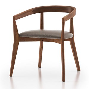 3D model cullen shiitake dining chair