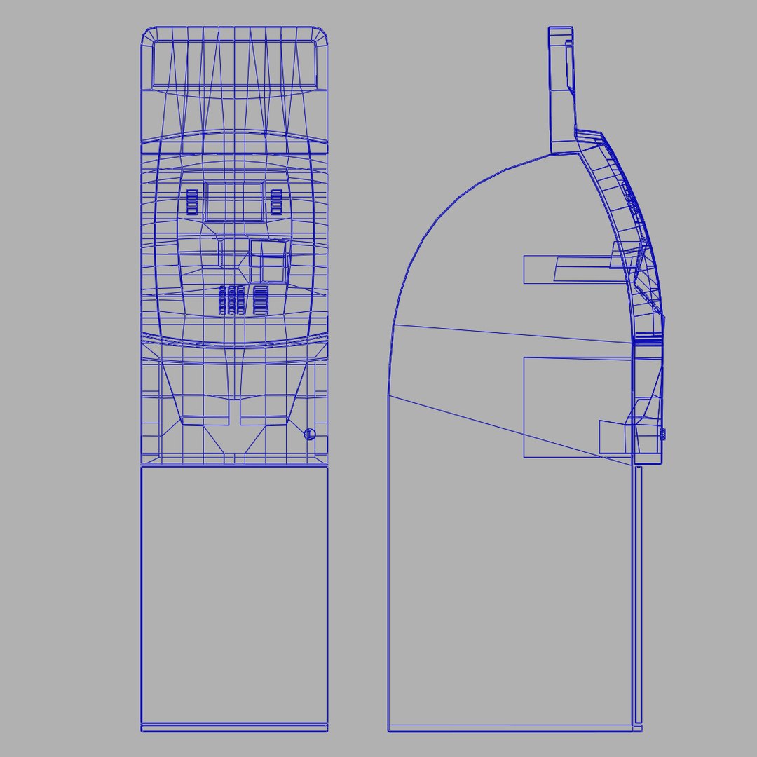 3d Model Atm Cash Machine