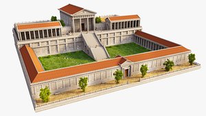 3D The Paneion in Jericho