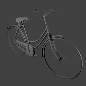 bicycle blender 3d model