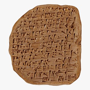 3D Assyrian Tablet model