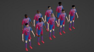 Barcelona Team 3D