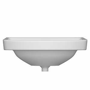 wall hung rectangle wash basin model