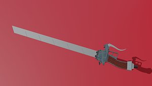 Attack on titan sword 3D model