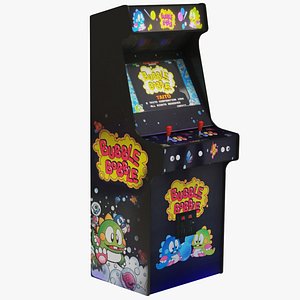 3D model Bubble Bobble Arcade Machine