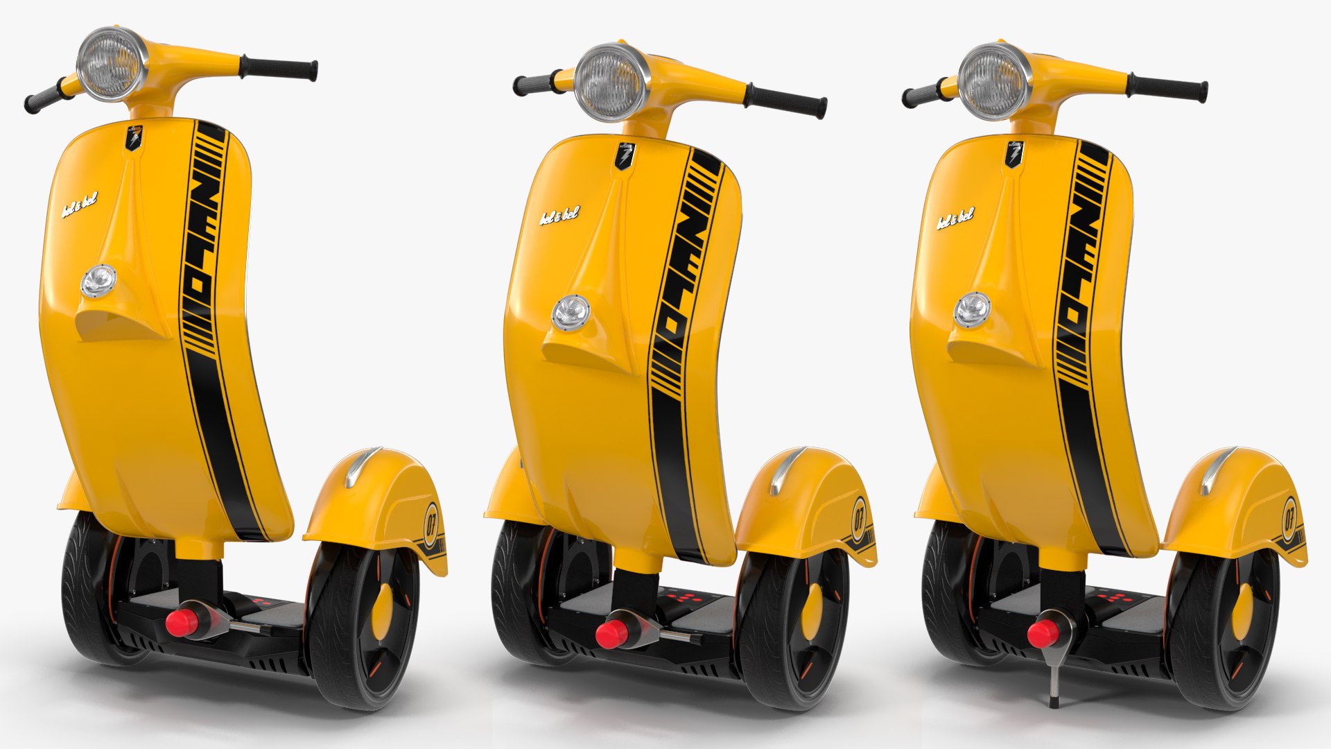 3D ZScooter Vespa Yellow Rigged TurboSquid 1977335