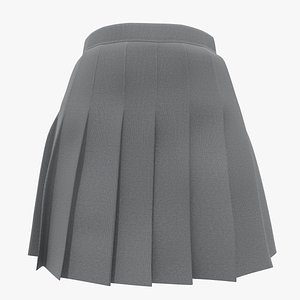 Pleated Tennis Skirt model