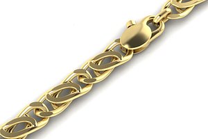 beautiful chain or bracelet with lock
