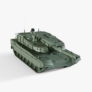 3D k2 black panther tank model