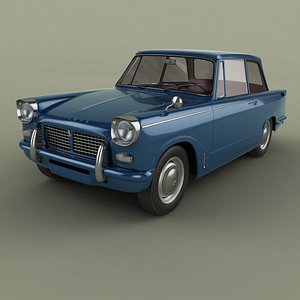 1963 triumph herald 1200 3D model