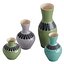 Hornsea slipware vases