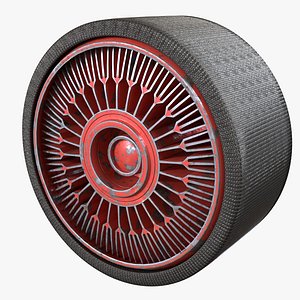 Round ventilation with cooling fins