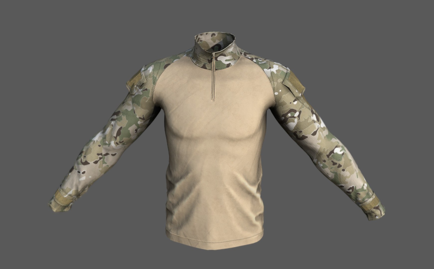 3D model Tactical Military Assault Combat Shirt - TurboSquid 1989648