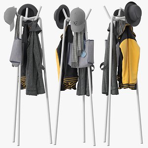 Knit Coat Rack Hay