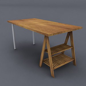 wooden work table model