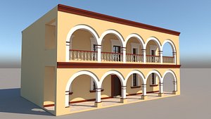 mexican house 2 faces model