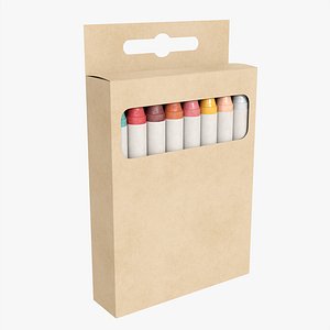 Crayons in hanging box
