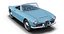 3D model alfa romeo giulia spider