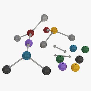 Education Molecule Model 3D model