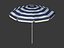 3D beach parasol