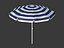 3D beach parasol