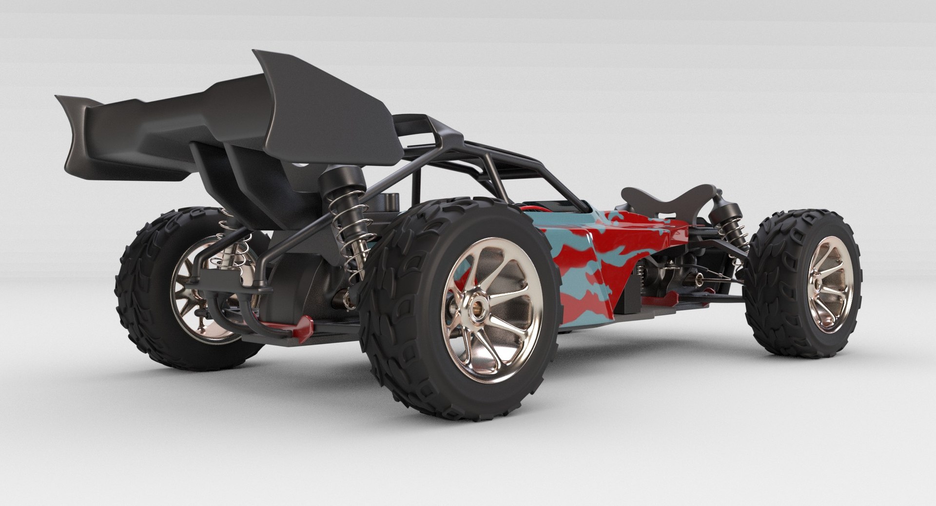 Rigged Rc Car Suspension Blend