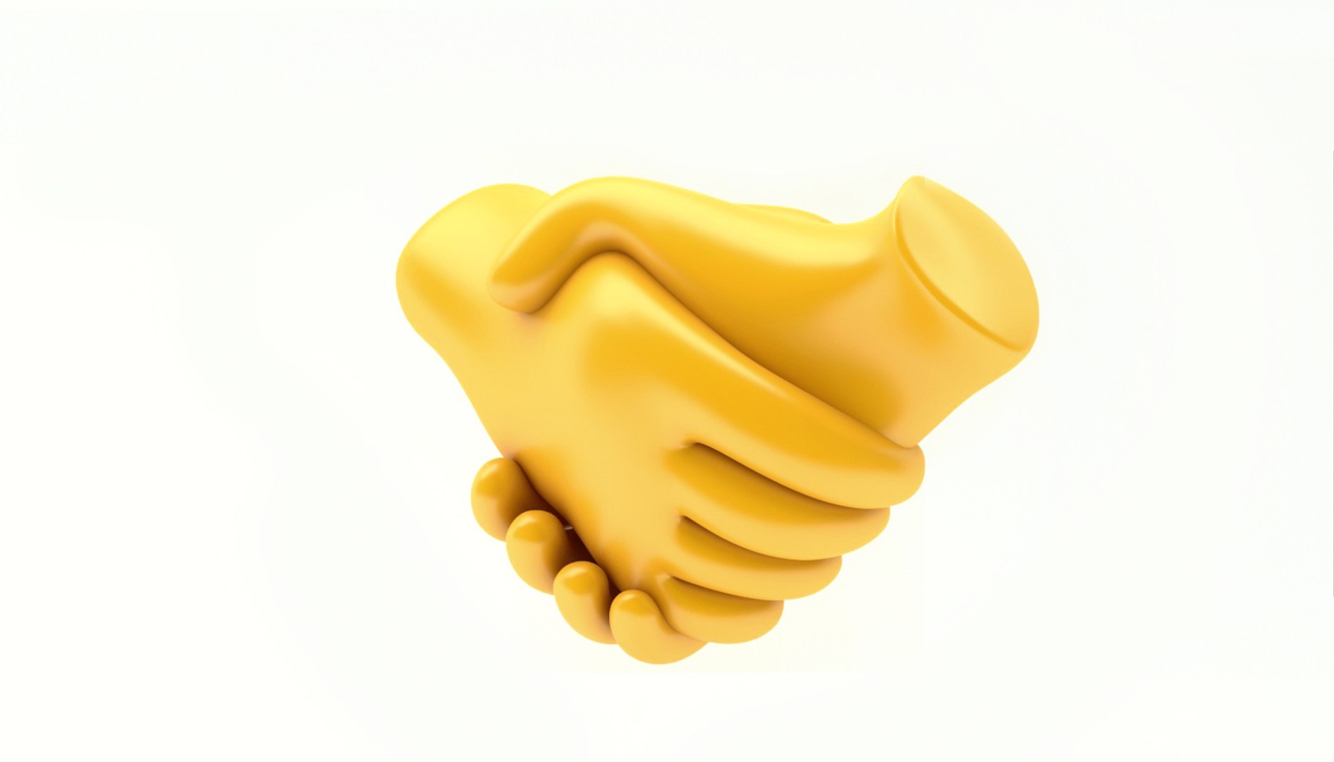 Händedruck-Geste Emoji 3D-Modell - TurboSquid 1549535