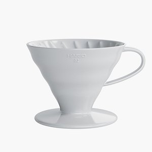 3D Hario V60 Ceramic Coffee Dripper model