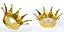 3D Gold crown 3 model