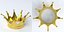 3D Gold crown 3 model