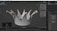 3D Gold crown 3 model