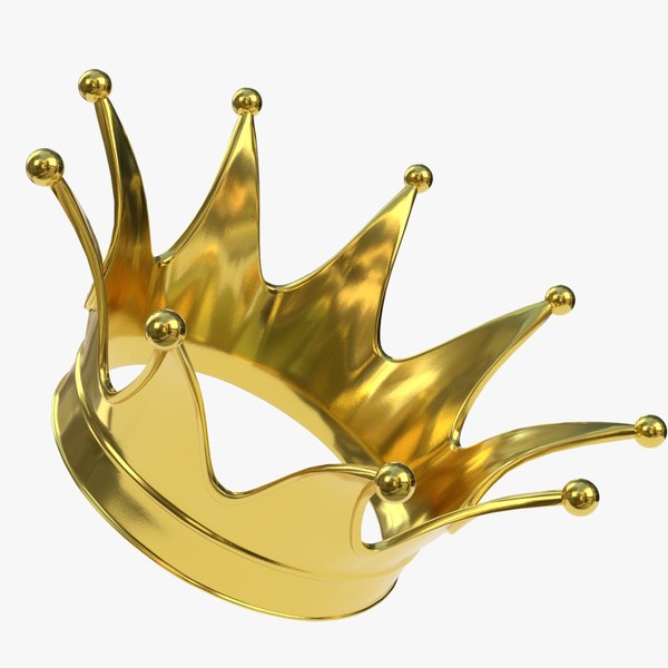 3D Gold crown 3 model