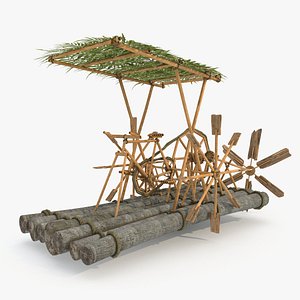 3D log raft