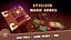 Stylized Magic Books Game Ready