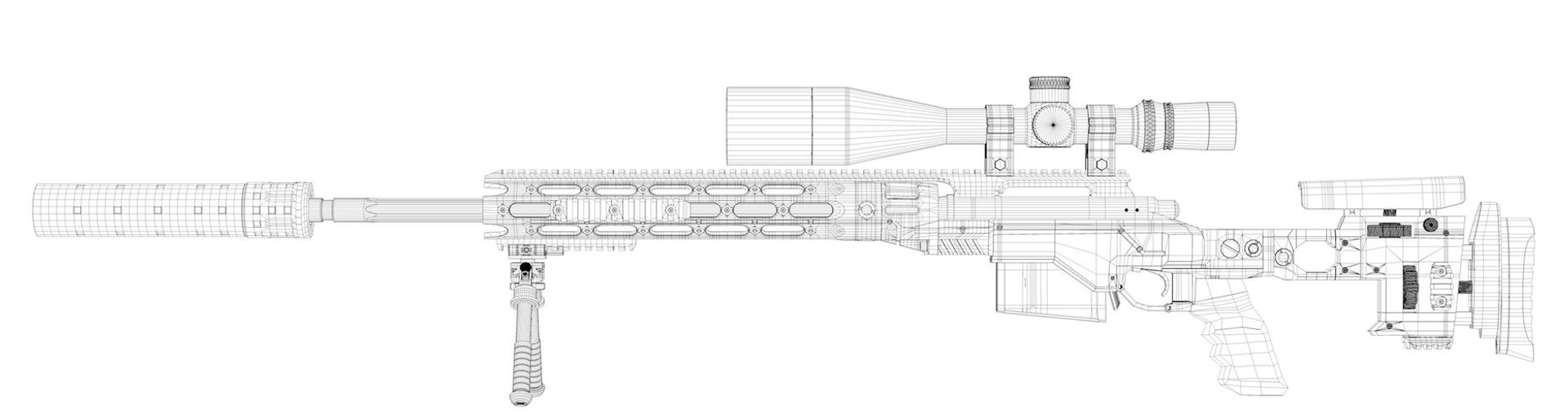 3d model xm2010 remington