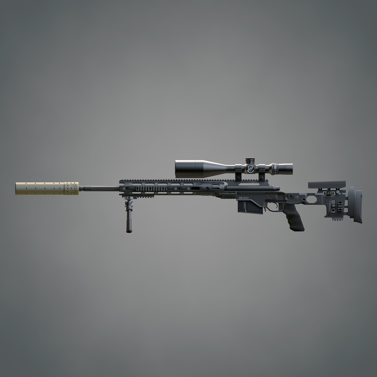 3d model xm2010 remington