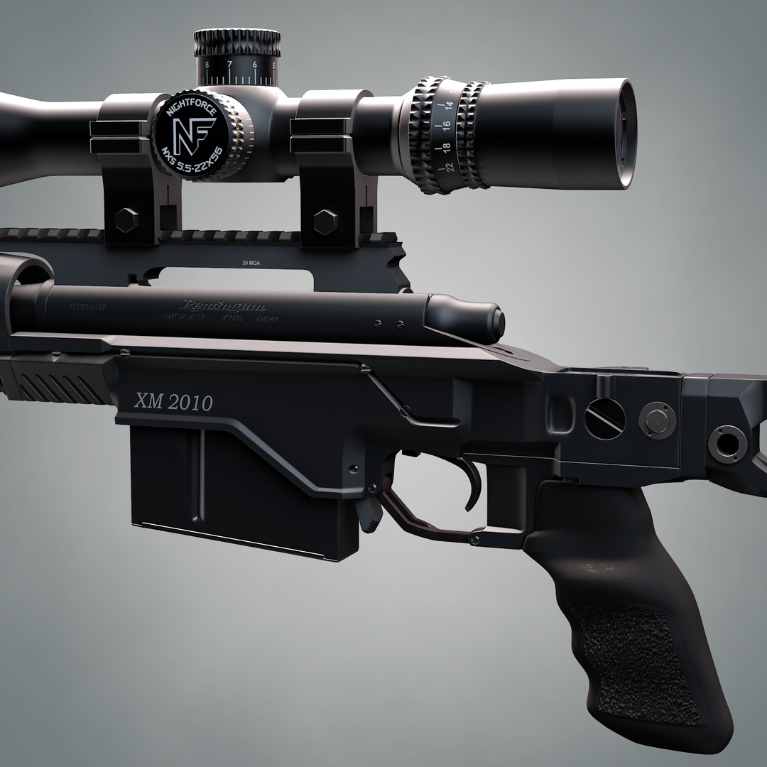 3d model xm2010 remington