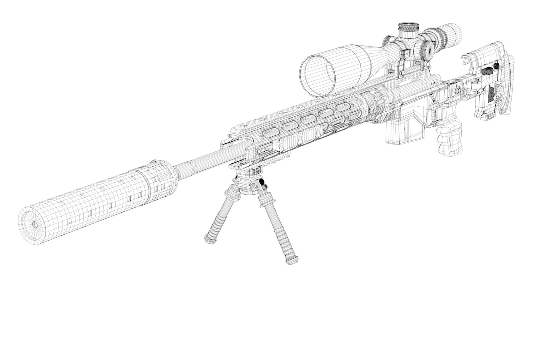 3d model xm2010 remington