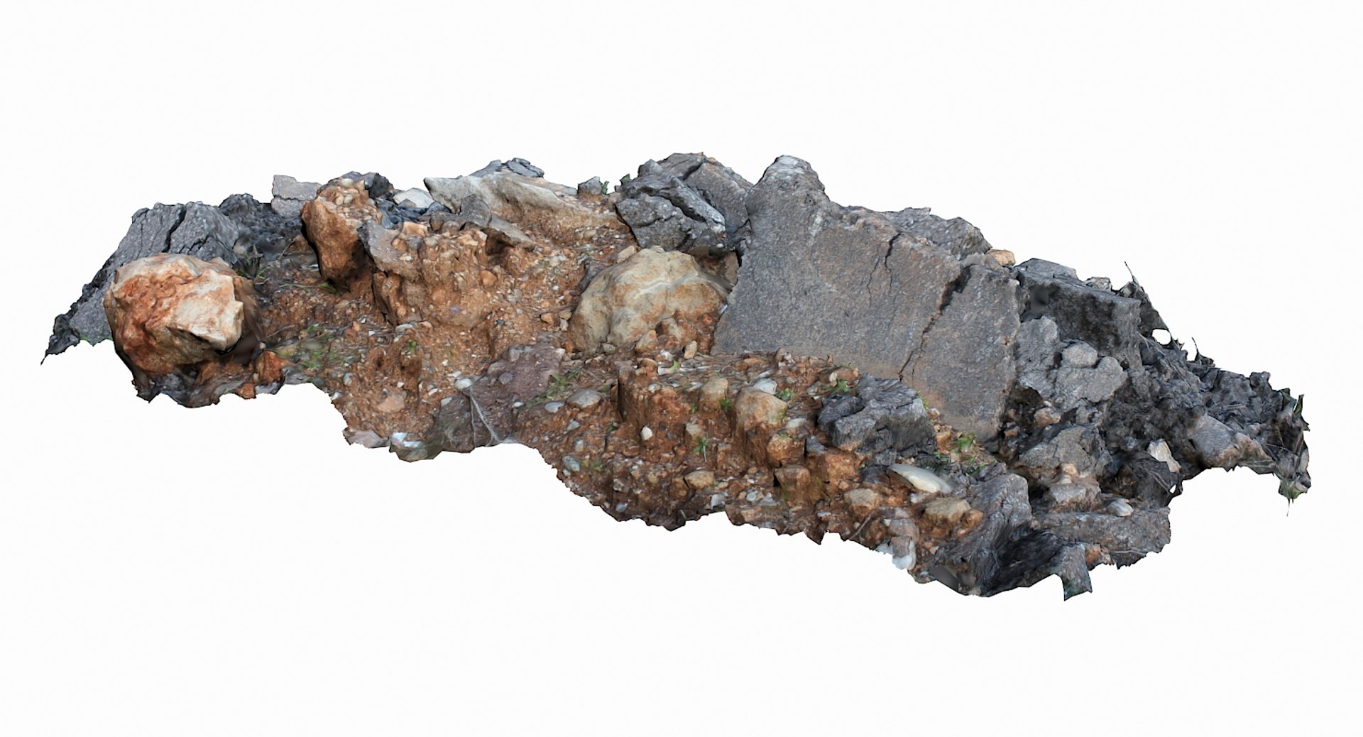 Rubble Scanned Ready Model - TurboSquid 1367050