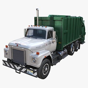 3D model International Fleetstar garbage truck