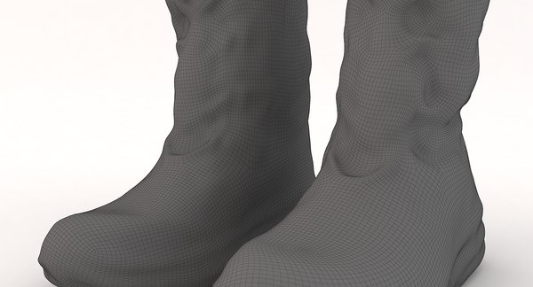 Winter boots 3D - TurboSquid 1354013