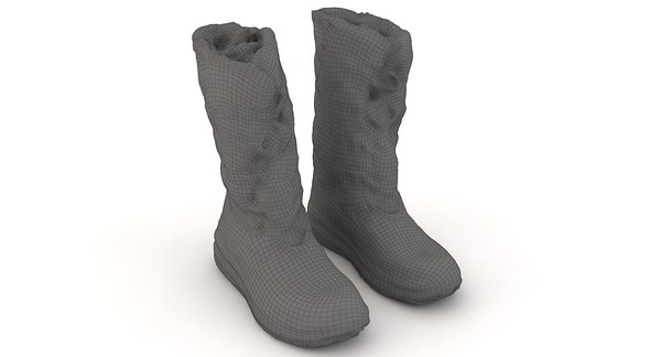 Winter boots 3D - TurboSquid 1354013