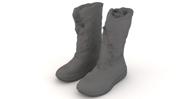 Winter boots 3D - TurboSquid 1354013