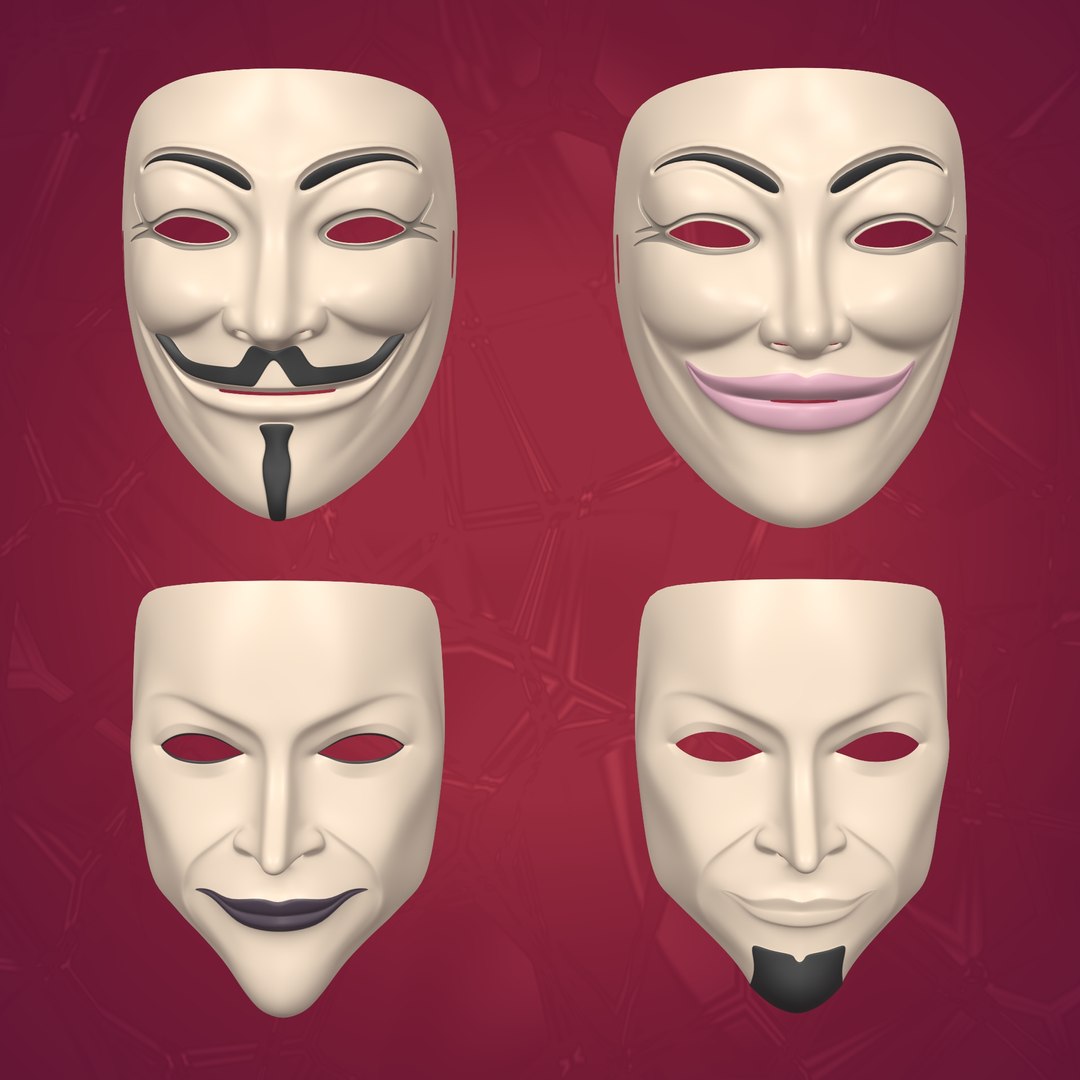 Masks Pack 3D model - TurboSquid 2096510