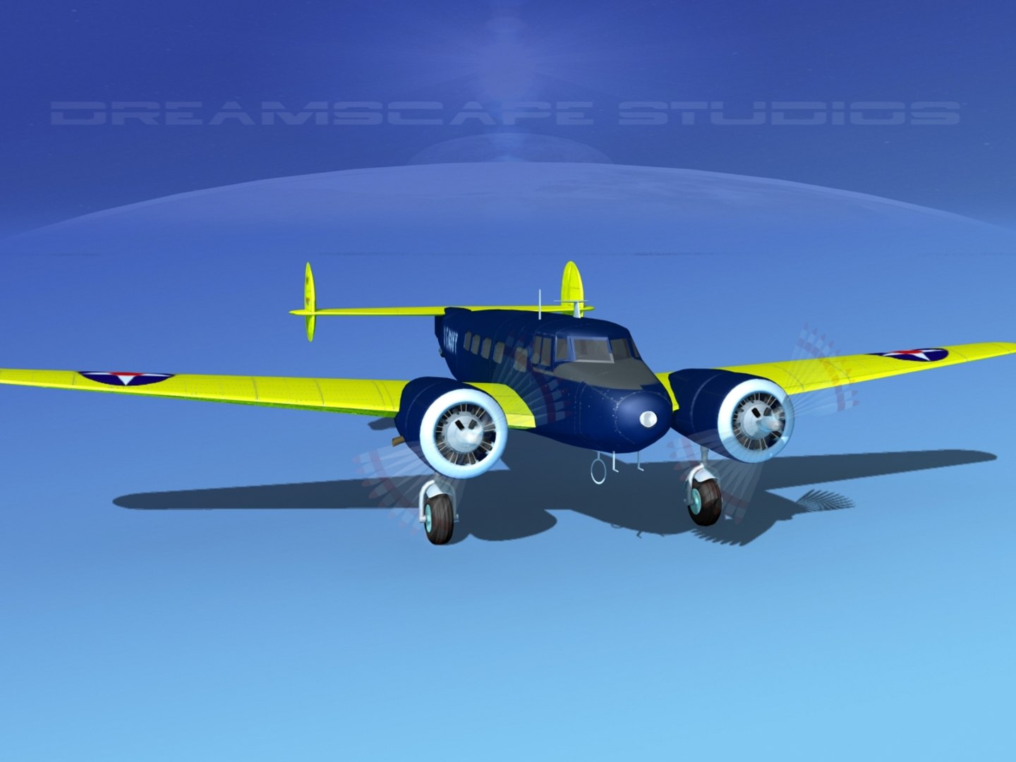 propellers lockheed 3d model